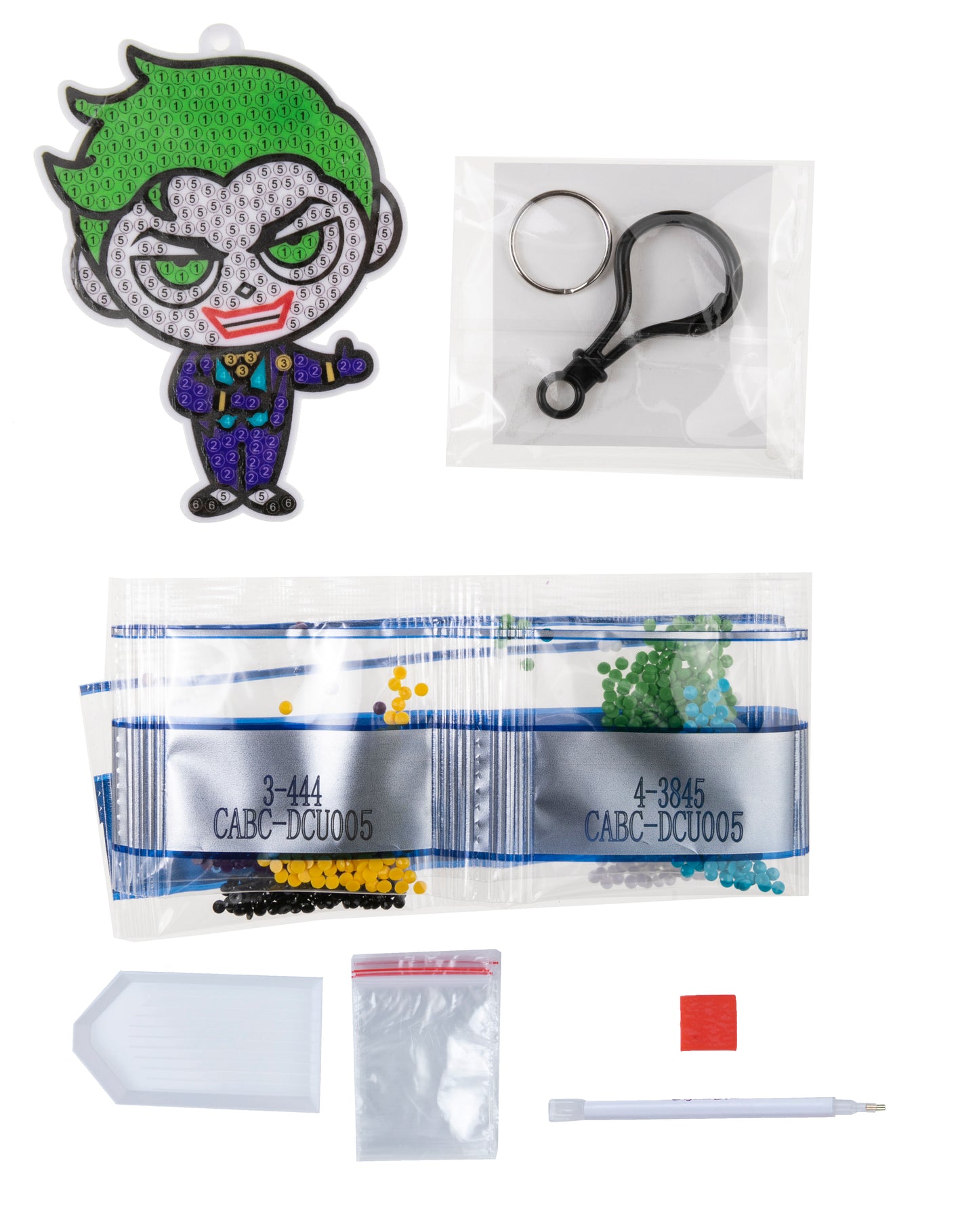 Joker Crystal Art Bag Charm