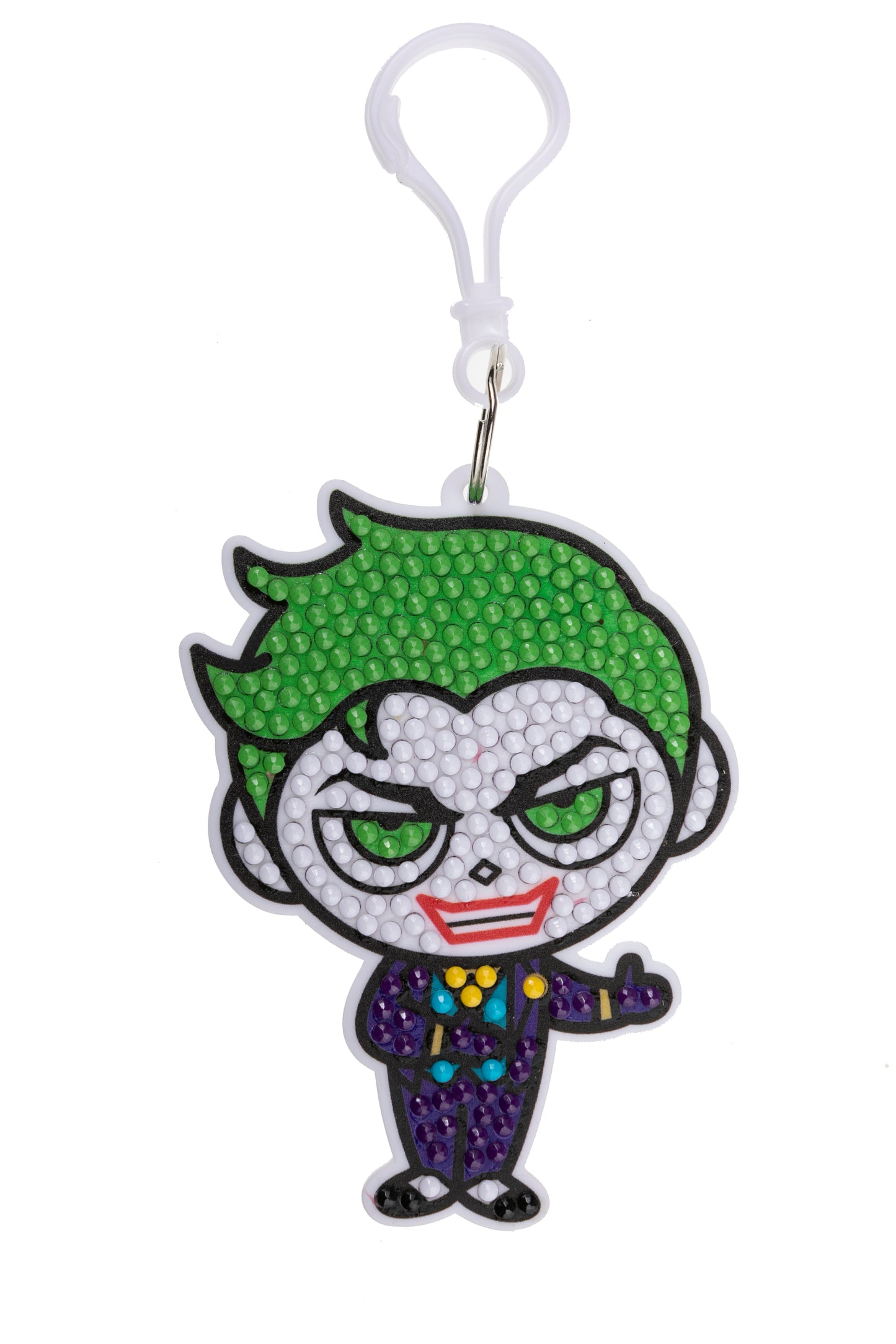 Joker Crystal Art Bag Charm
