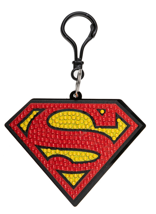 Superman Crystal Art Bag Charm