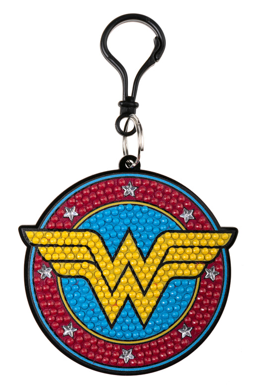 Wonder Woman Crystal Art Bag Charm