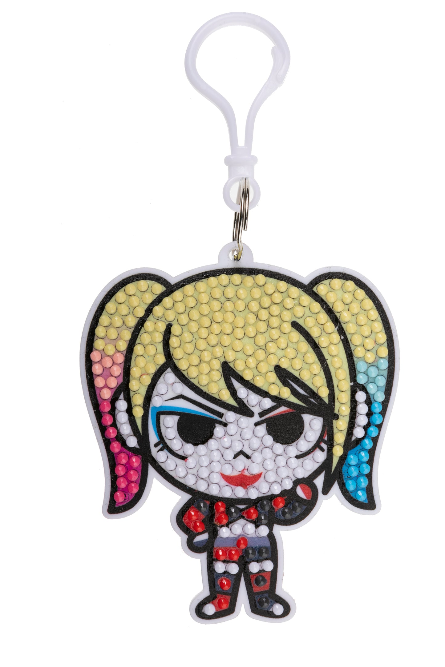 Harley Quinn Crystal Art Bag Charm