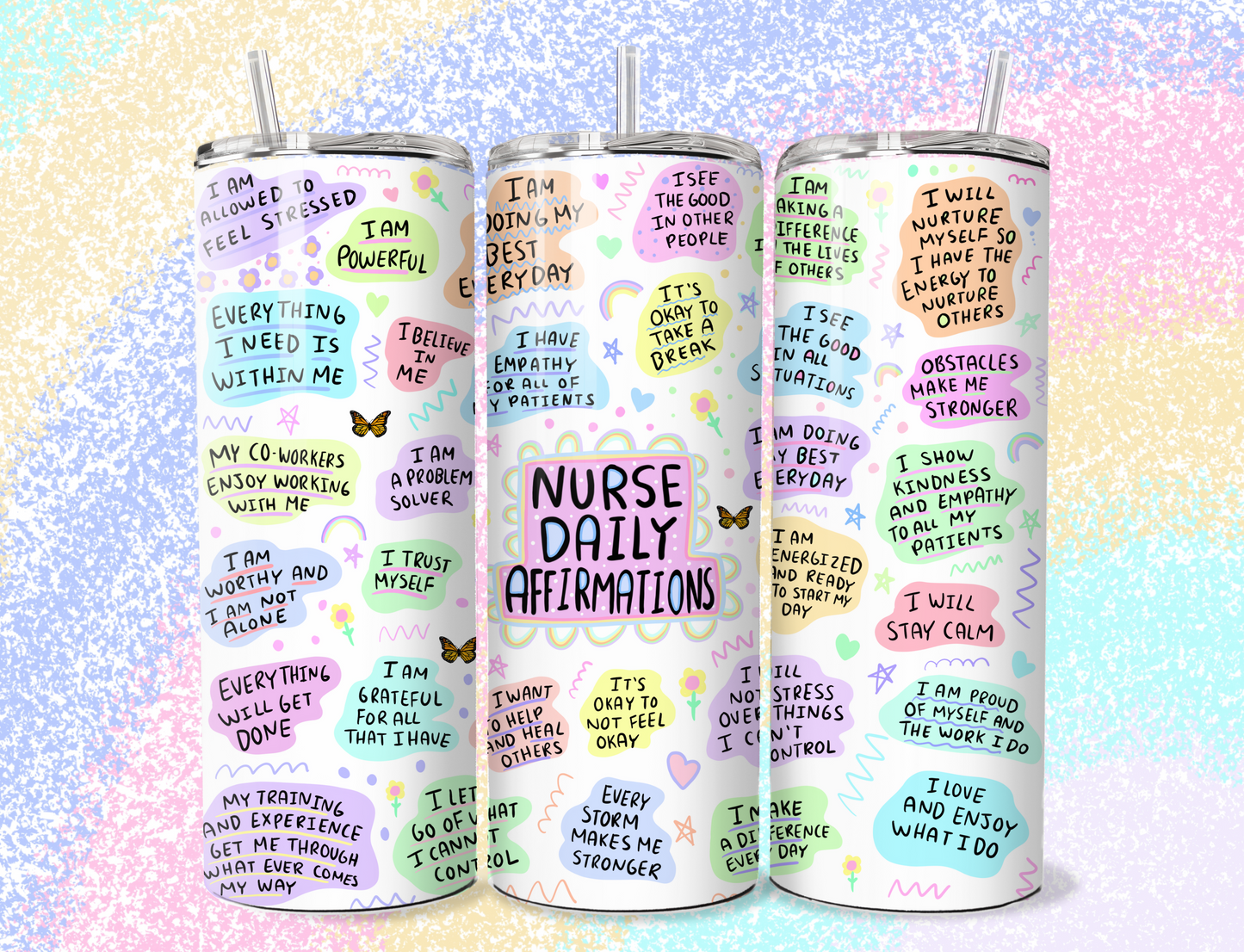 Nurse Daily Affirmations Tumbler