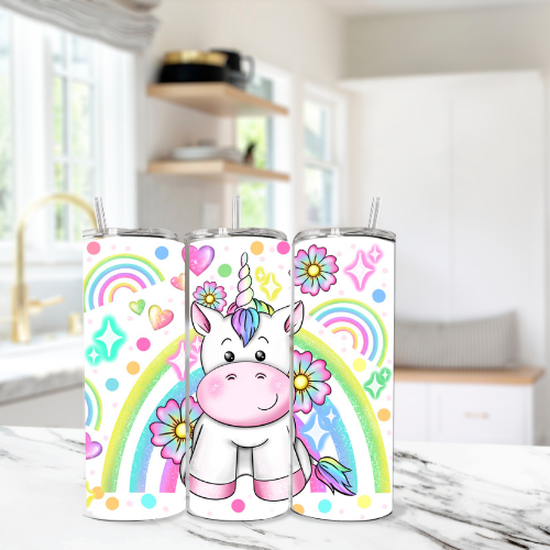 Cute Unicorn Tumbler