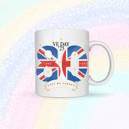 VE Day 2025 80 Union Jack Mug