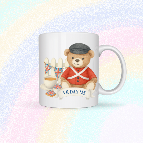 VE Day Bear Guard Mug