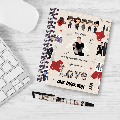 One Direction Notebook & Pen Bundle