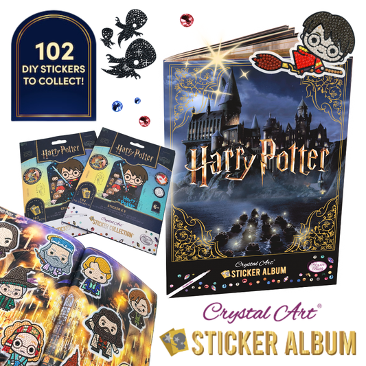 Harry Potter Crystal Art Sticker Album Starter Pack