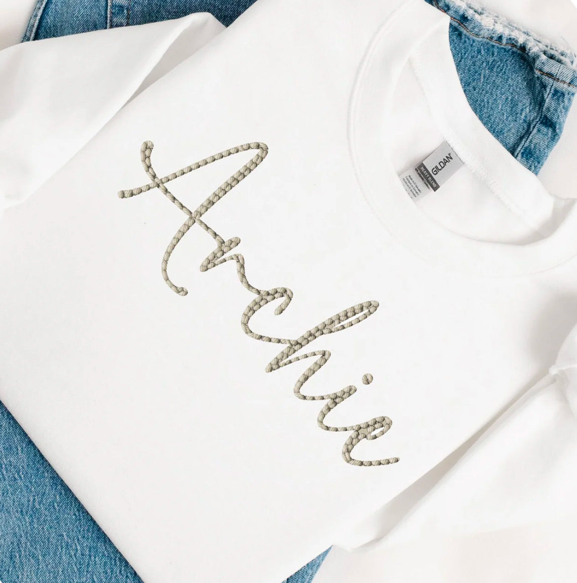 Embroidery Style Effect Clothing