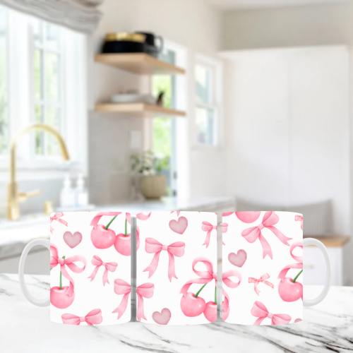 Cute Cherry Bow Mug