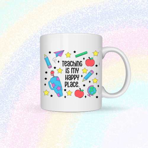 Teaching is my happy place Mug